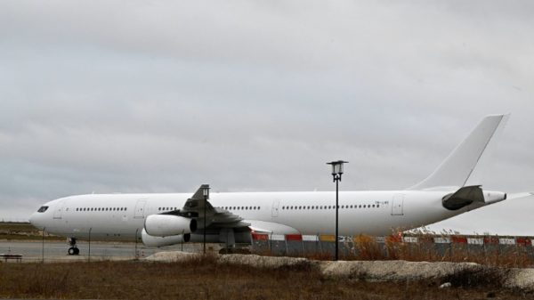 An Airbus A340 bound for Nicaragua was grounded in a French airport carrying 303 Indian passengers