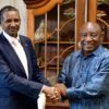Sudan's paramilitary chief Mohamed Hamdan Daglo (L), with South African President Cyril Ramaphosa (R) in Pretoria, has been greeted as if he were a head of state, analysts say