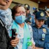 Rights campaigner Leila de Lima (pictured during a previous court appearance in September) is one of the most outspoken critics of former president Rodrigo Duterte and his deadly anti-drug war