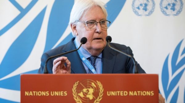 UN humanitarian chief Martin Griffiths says it's "long past time" for the conflict in Gaza to end
