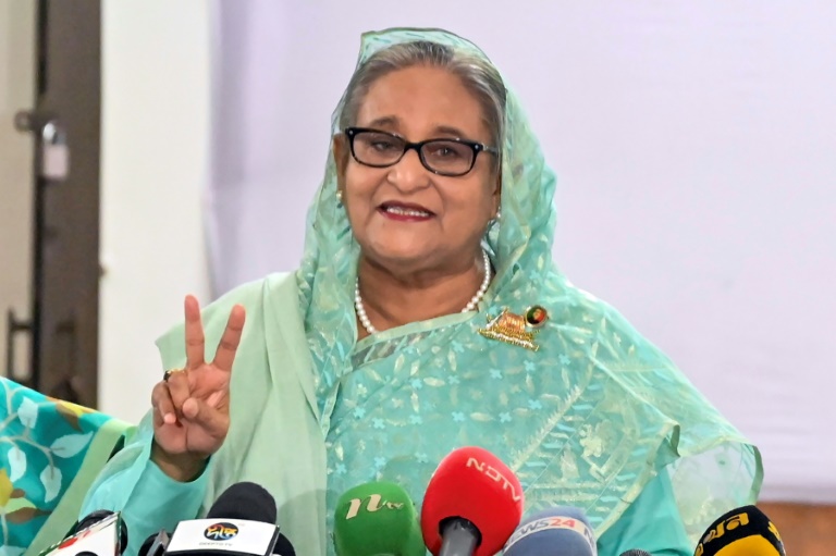 Prime Minister Sheikh Hasina has branded the country's main opposition party a "terrorist organisation"