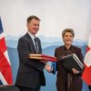 UK and Swiss finance ministers Jeremy Hunt and Karin Keller-Sutter signed the deal in Bern