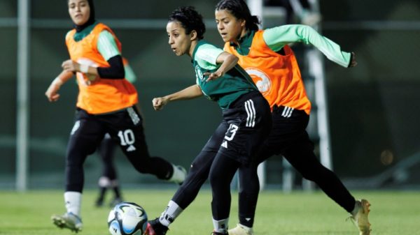 Saudi women weren't allowed to attend football matches until January 2018, let alone play at the professional level