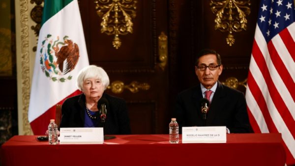 US Treasury Secretary Janet Yellen has held high-level meetings with her Mexican counterpart Rogelio Ramirez de la O during her three-day visit to Mexico City