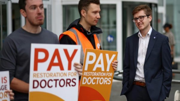 Hospital doctors want better pay and say inflation has not kept up with wages