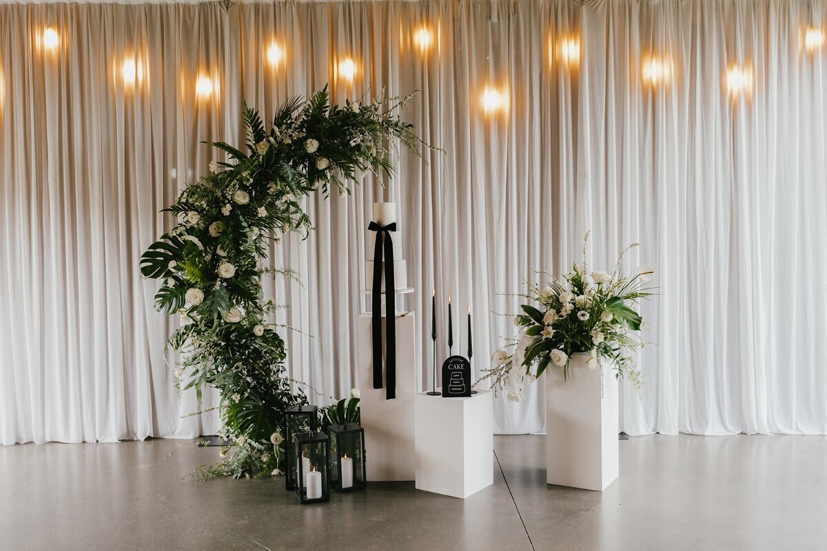Southend Barns Luxury Wedding Venue Magical Monochrome Styling Option